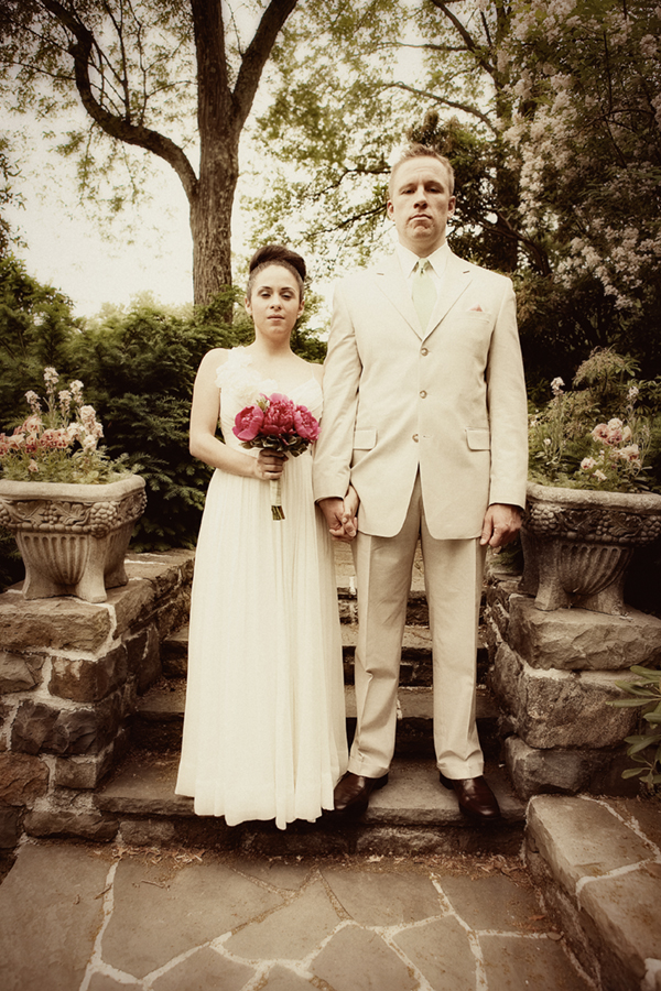 Vintage Wedding Portrait - NJ Wedding Photography